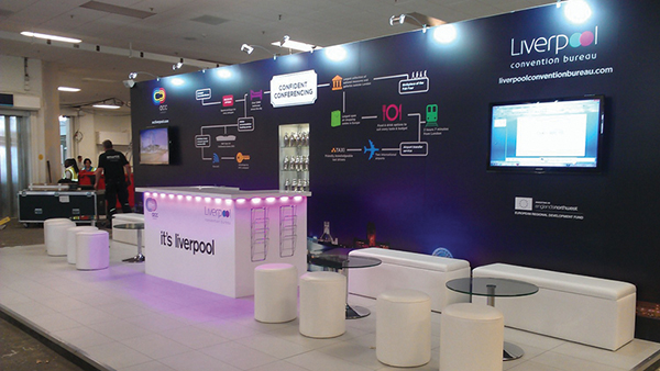T3 modular exhibition stand system